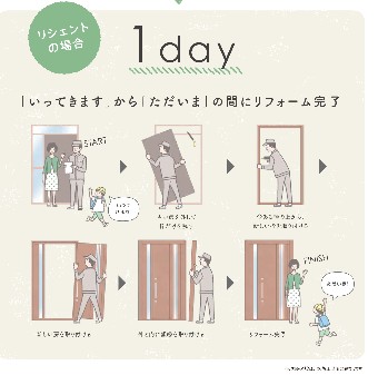 リアレンジの2025年10月　リフォームドア『LIXILリシェント』で、訪れる人を気持ちよく迎えられる空間に。の施工事例詳細写真1