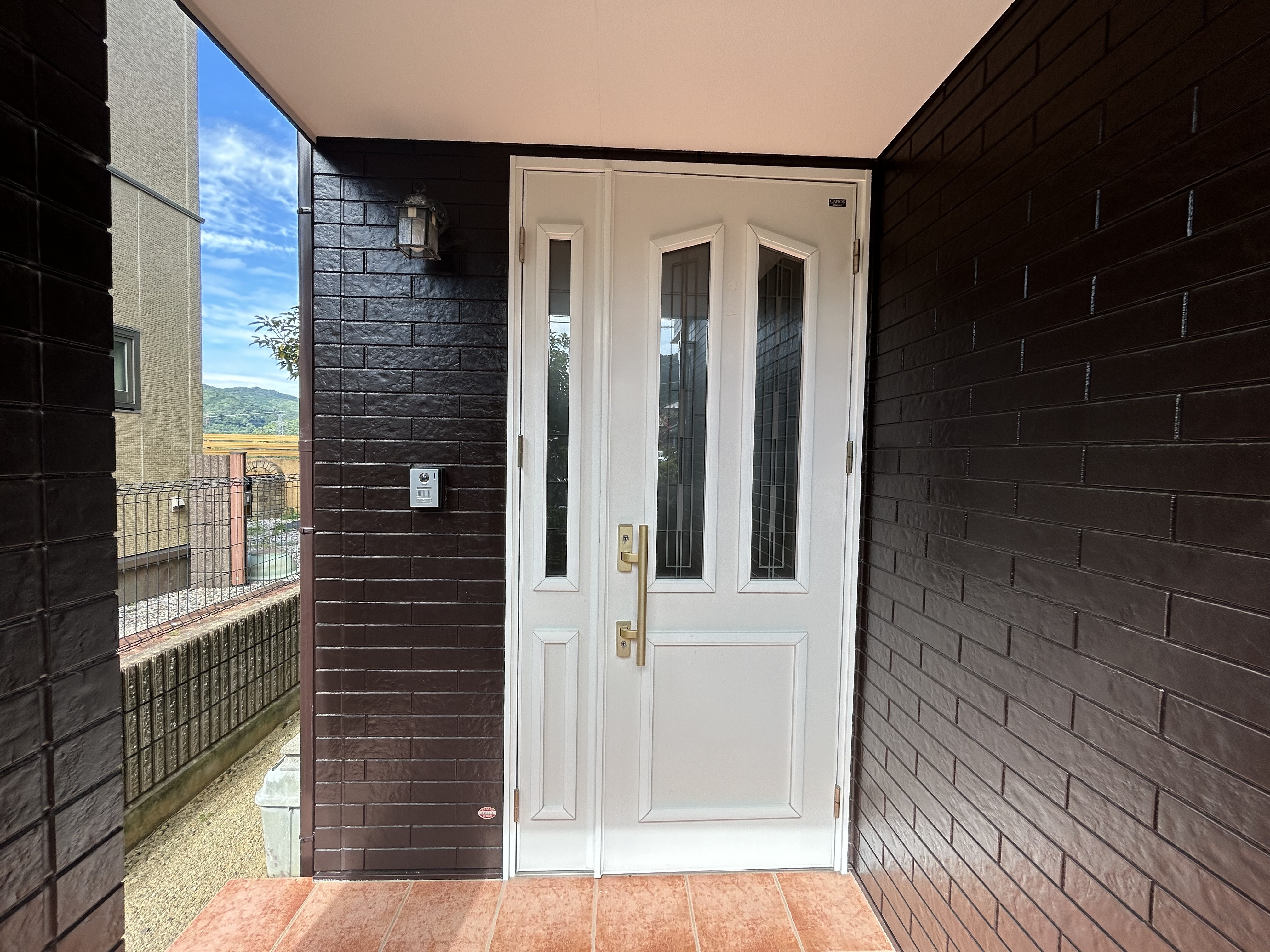 旭産トーヨー住器の雲仙市　玄関ドアリフォーム工事　リシェントの施工前の写真1