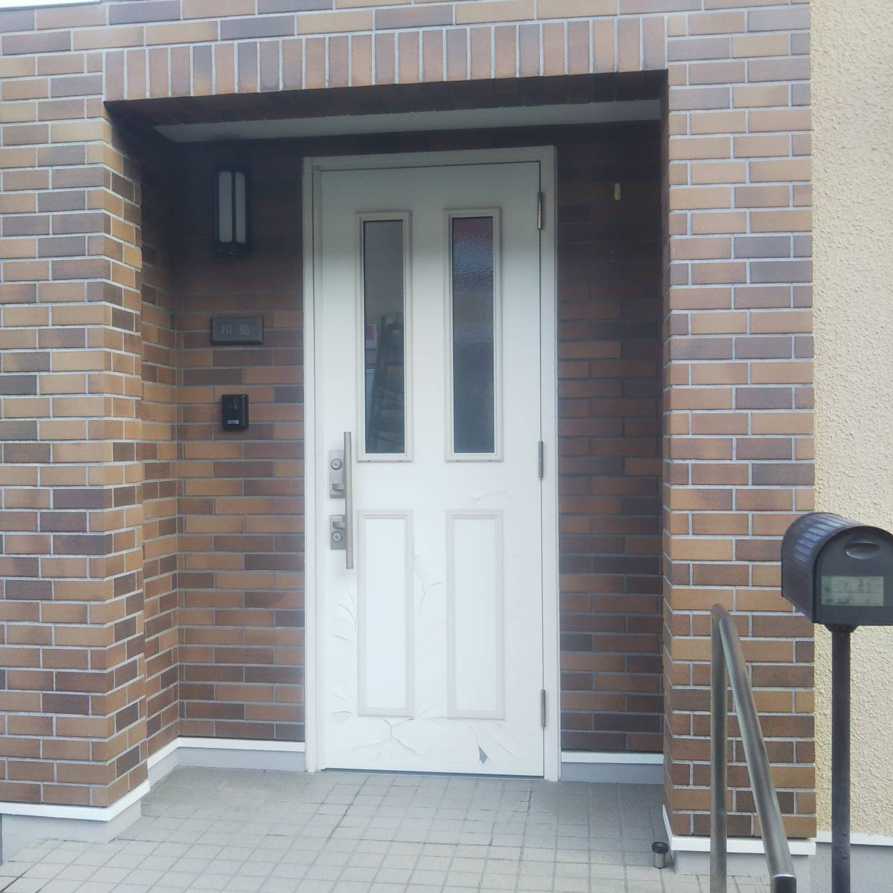 森サッシ工業の玄関ドア取替工事　№5の施工前の写真1