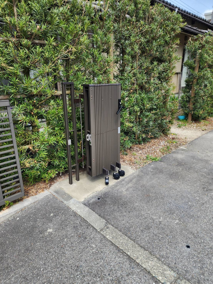 オブハウスの門扉の施工の施工後の写真2