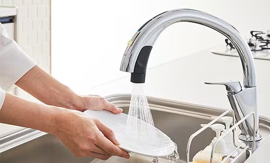 吐水・止水の操作がいらない賢い水栓 鎌田トーヨーのブログ 写真3