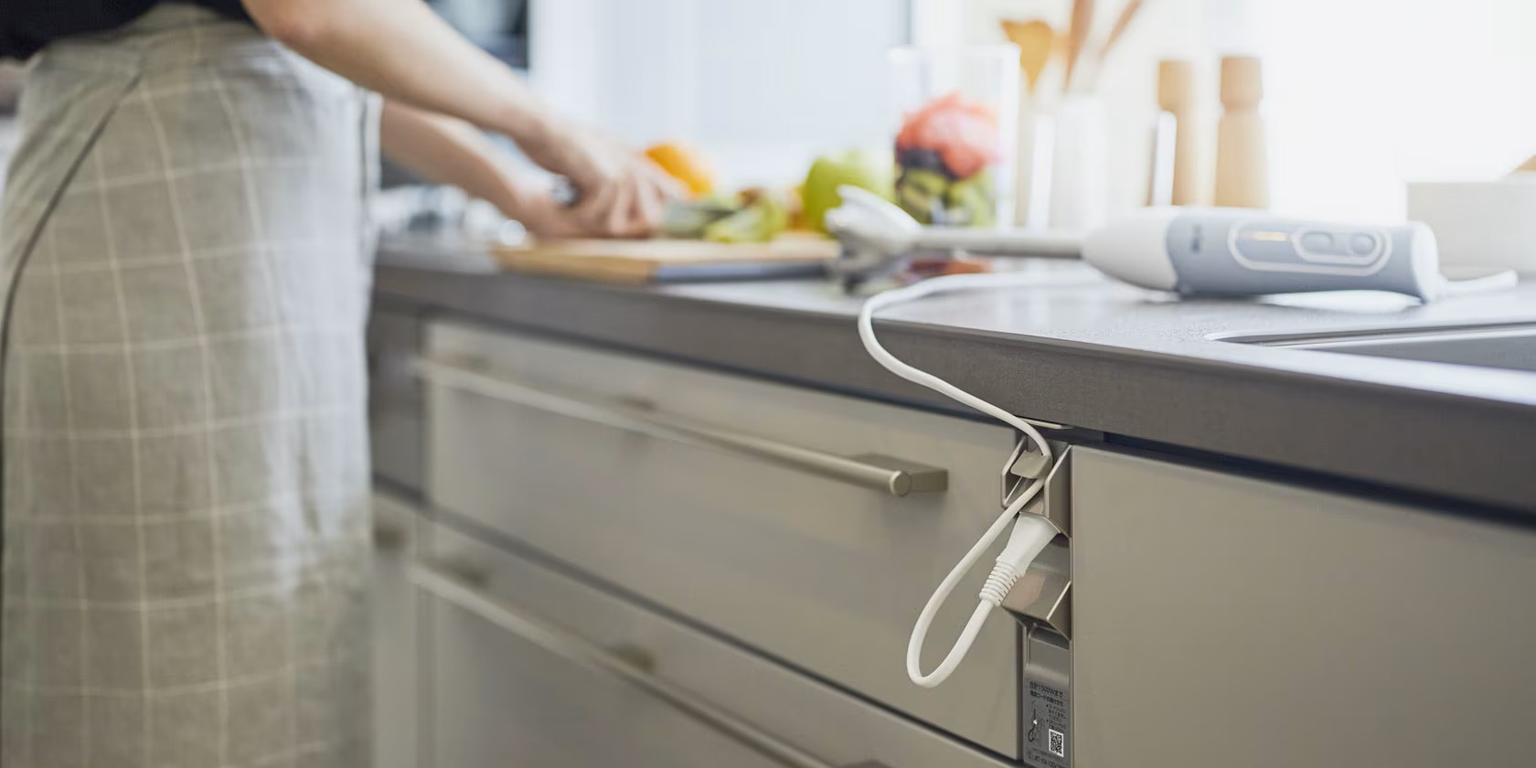 調理家電がサッと使えるキッチンコンセント 鎌田トーヨーのブログ 写真1