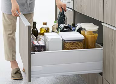 取り出しやすく大容量なフロアユニット 鎌田トーヨーのブログ 写真6