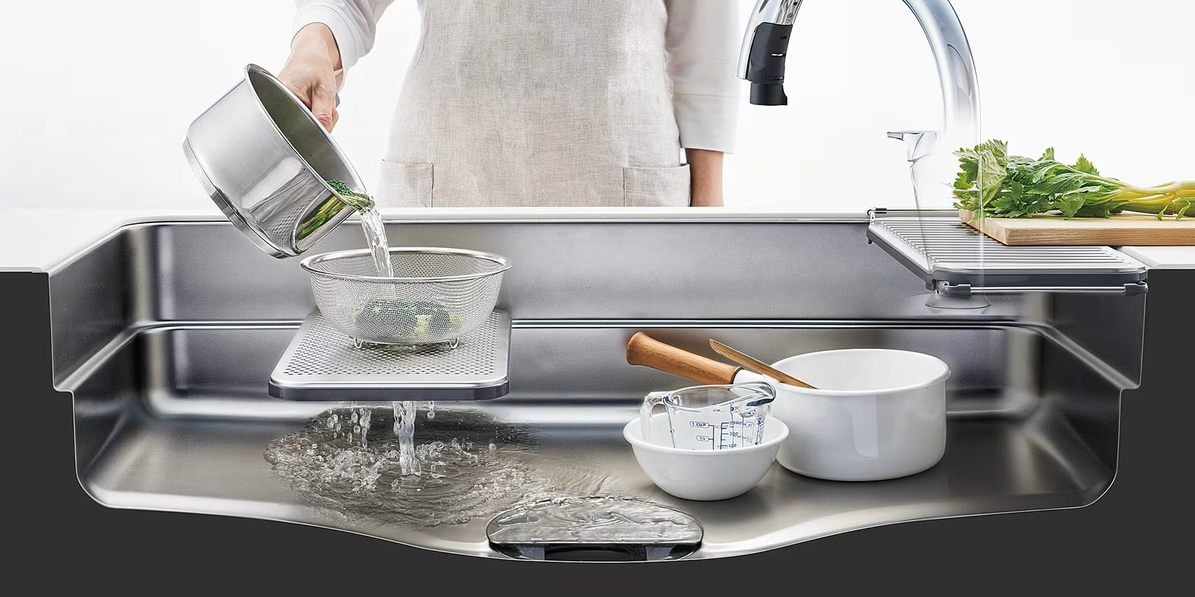 調理や片づけがしやすいシンク 鎌田トーヨーのブログ 写真1