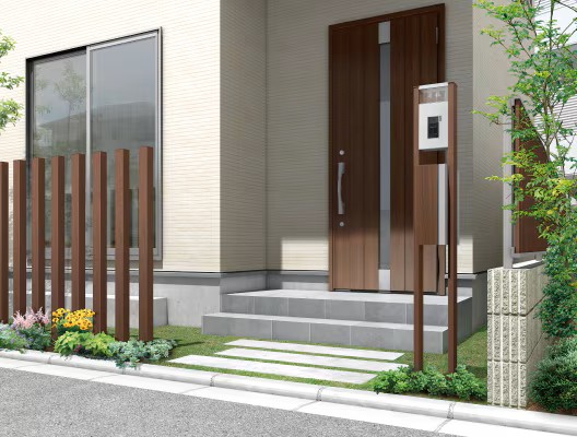 機能門柱で見た目も機能もすっきり 鎌田トーヨーのブログ 写真7