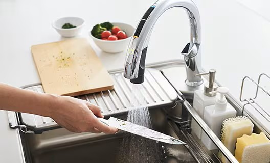 吐水・止水の操作がいらない賢い水栓 鎌田トーヨーのブログ 写真2