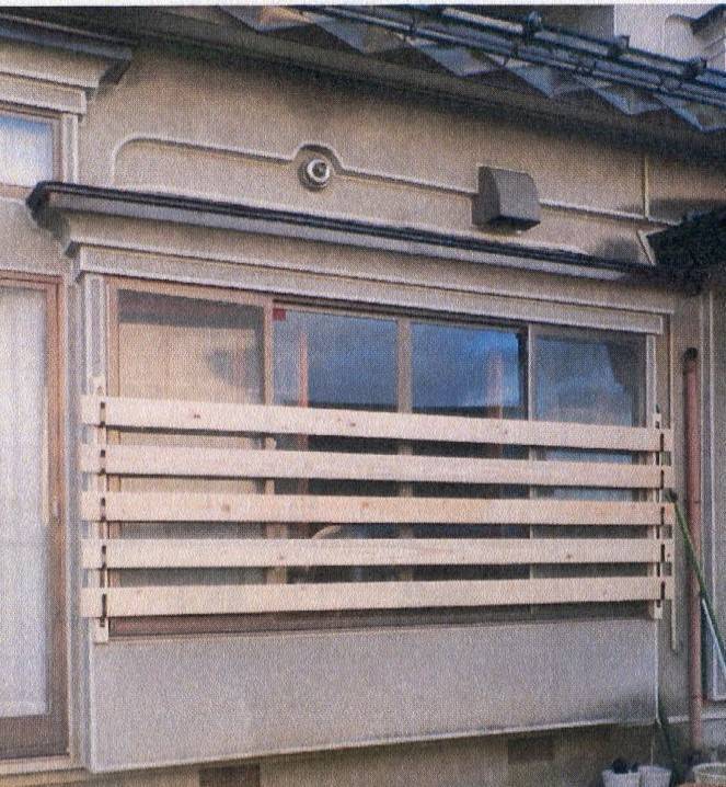 鎌田トーヨー住器の雪囲い取付の施工後の写真1