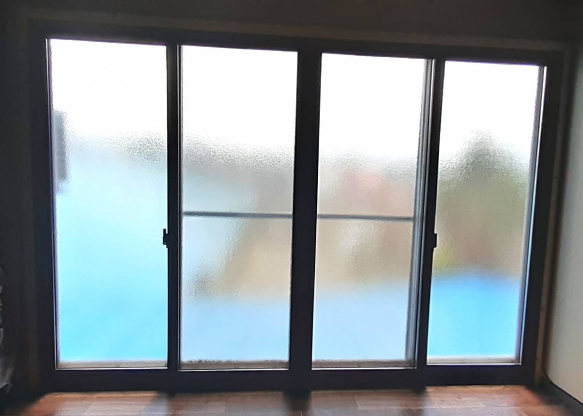 鎌田トーヨー住器のテラスサイズの窓にもインプラス☺の施工後の写真1
