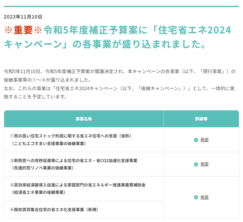 住宅省エネ2024キャンペーンのお知らせ FBT新白河店のイベントキャンペーン 写真1