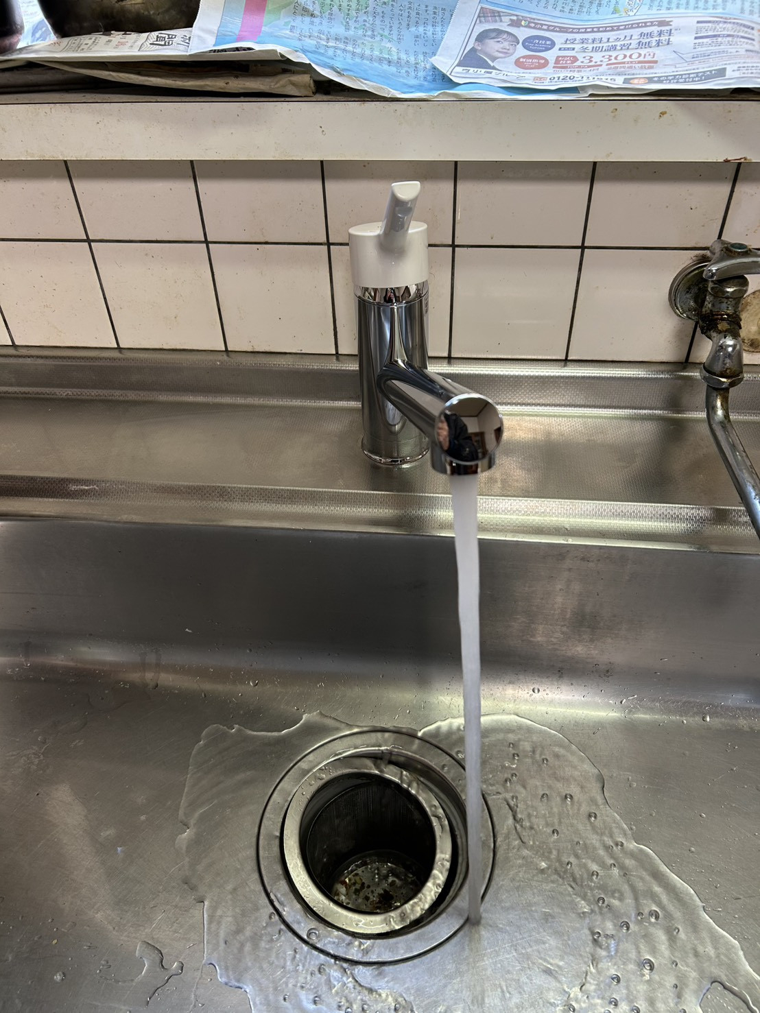 アリックスの【宇和島市】キッチンの蛇口をリフレッシュ！使いやすさ抜群のシングルレバー混合栓へ交換の施工後の写真2