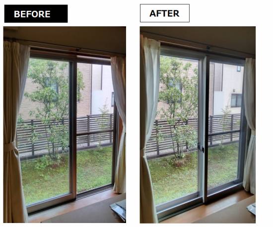 鳴和トーヨー住器の内窓インプラス施工施工事例写真1
