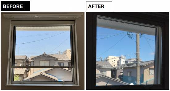 鳴和トーヨー住器の新築だが冬が寒いので内窓をご検討 ③施工事例写真1
