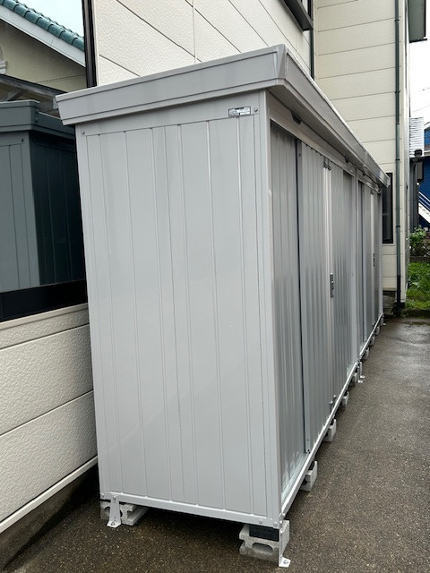 鳴和トーヨー住器のイナバ物置設置の施工後の写真1