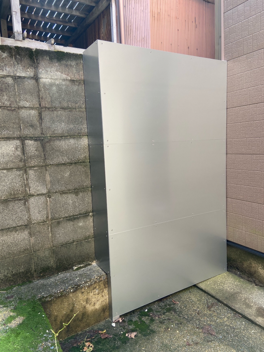 鳴和トーヨー住器の目隠しフェンス設置の施工後の写真1