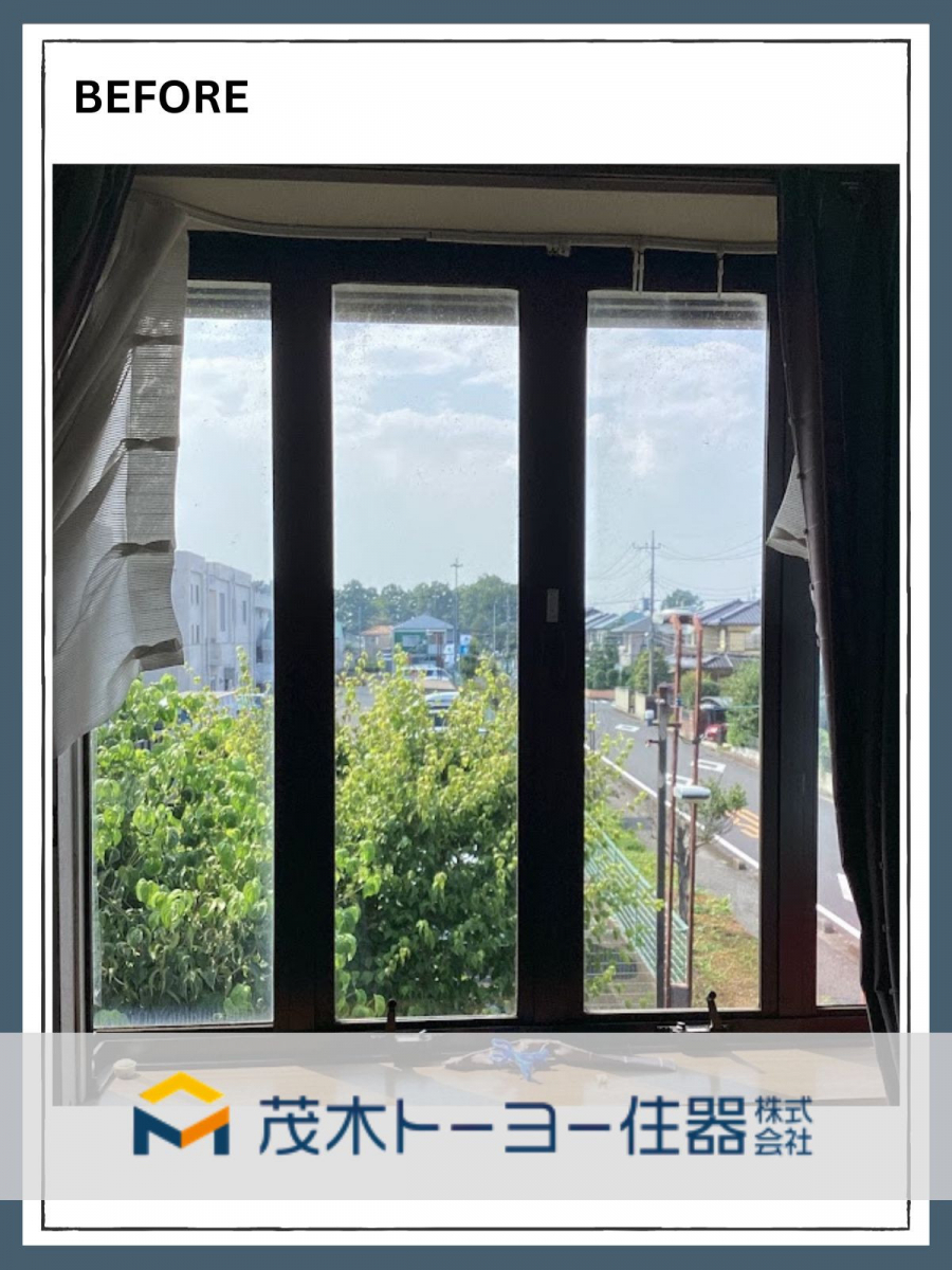 茂木トーヨー住器　茂木の国の補助金を活用した内窓設置2の施工前の写真1