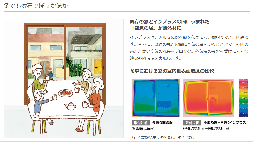 山商トーヨー住器の4枚建のインプラス取付の施工事例詳細写真2