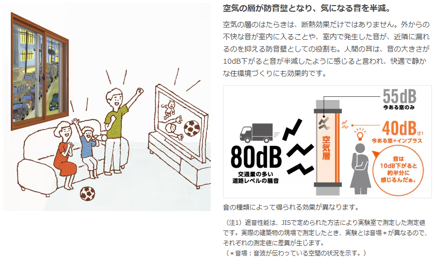 山商トーヨー住器の4枚建のインプラス取付の施工事例詳細写真1