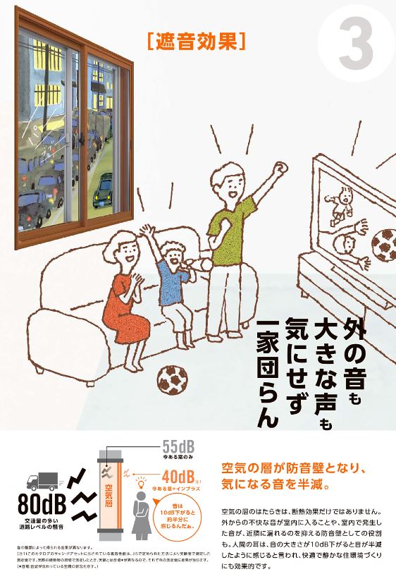 山商トーヨー住器の長崎市で騒音対策としてインプラスを取り付けました。の施工事例詳細写真1