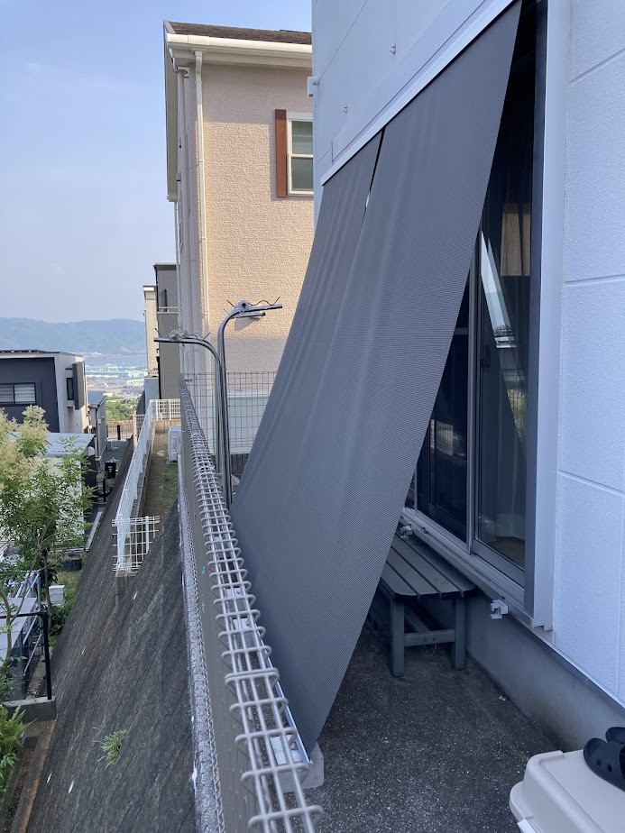 山商トーヨー住器の夏の強烈な日差しをブロック！LIXILスタイルシェードで室温対策＆快適空間にの施工後の写真1