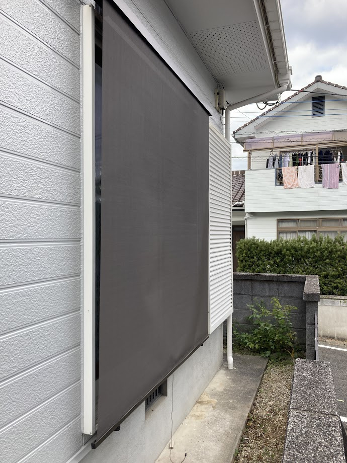 山商トーヨー住器のリビングに快適な日陰を作るスタイルシェード施工の施工後の写真2