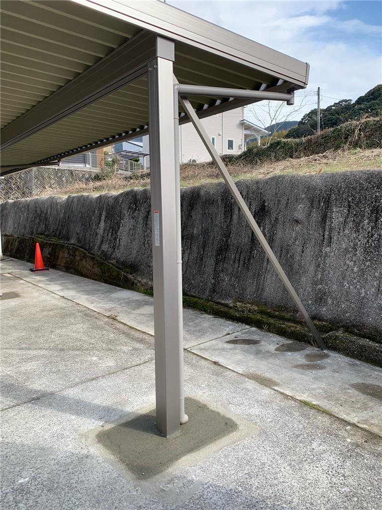 山商トーヨー住器のスマートな外観に!リクシルカーポートSW設置リフォームの施工後の写真3