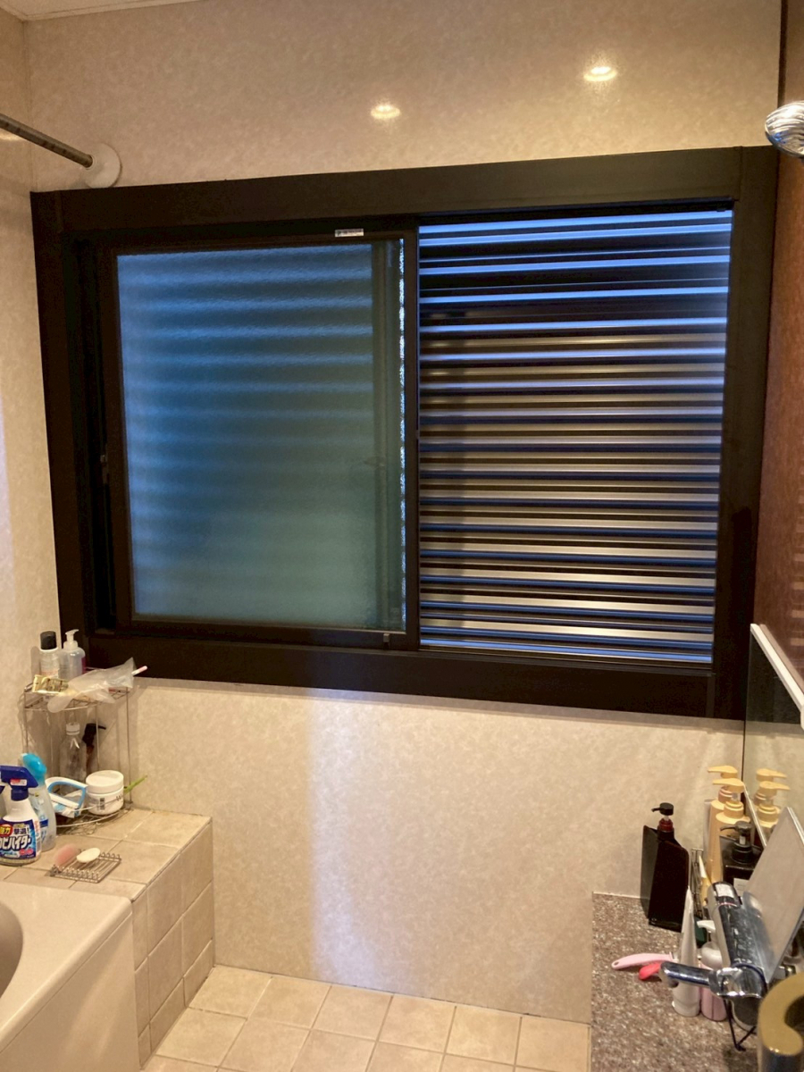 山商トーヨー住器の5つの機能を両立させた面格子を取付ましたの施工後の写真2