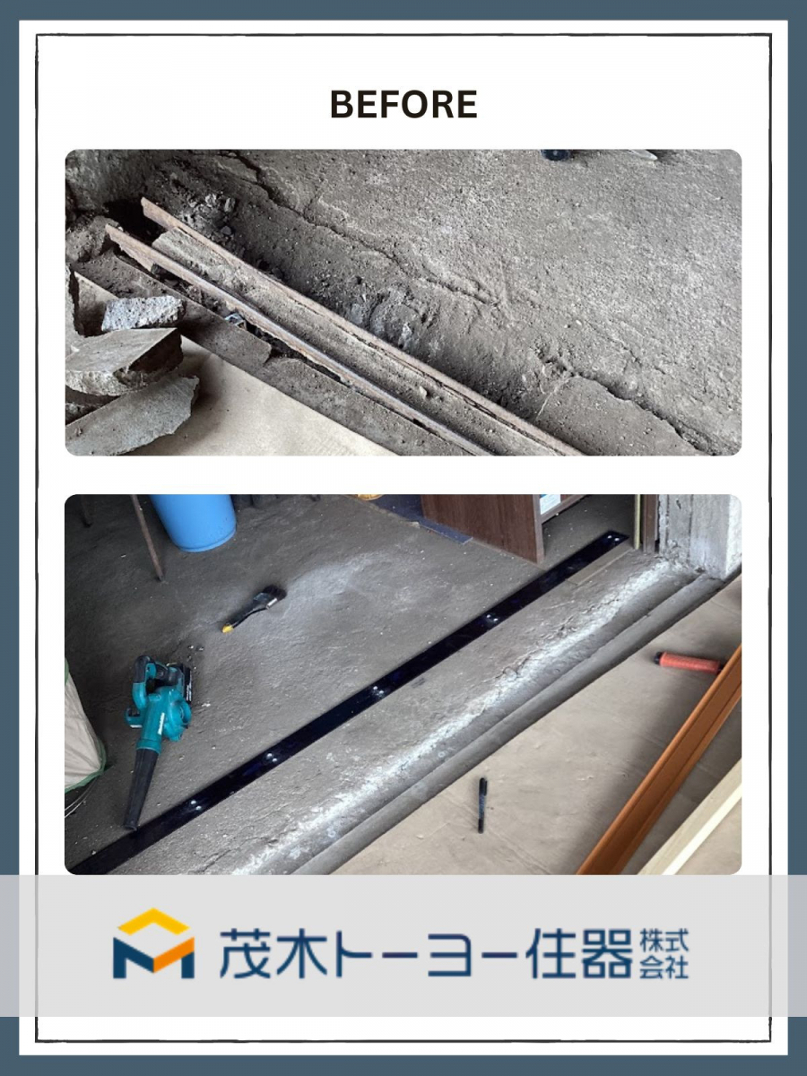 茂木トーヨー住器　宇都宮の開閉不良になった内窓交換の工事事例の施工前の写真2