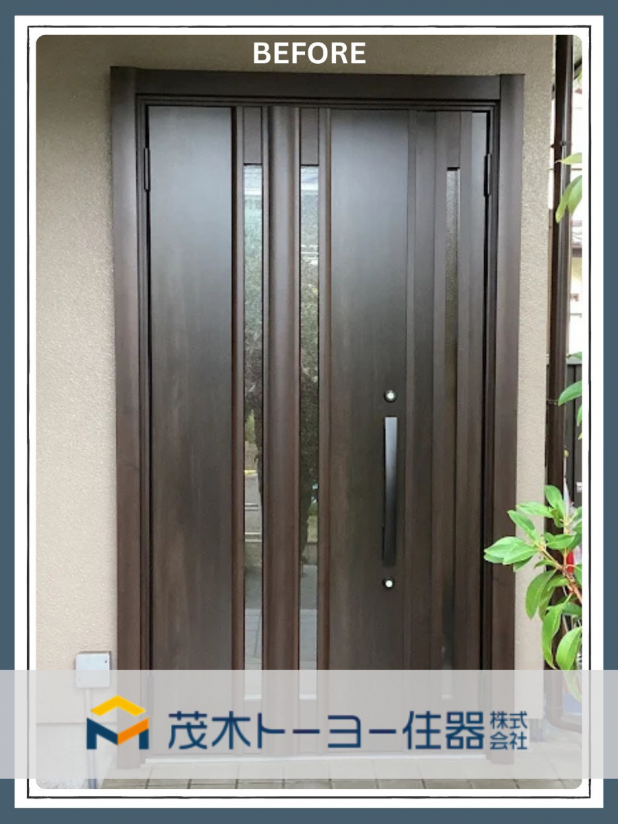 茂木トーヨー住器　宇都宮の古くなった窓・玄関のリニューアル工事の施工後の写真1