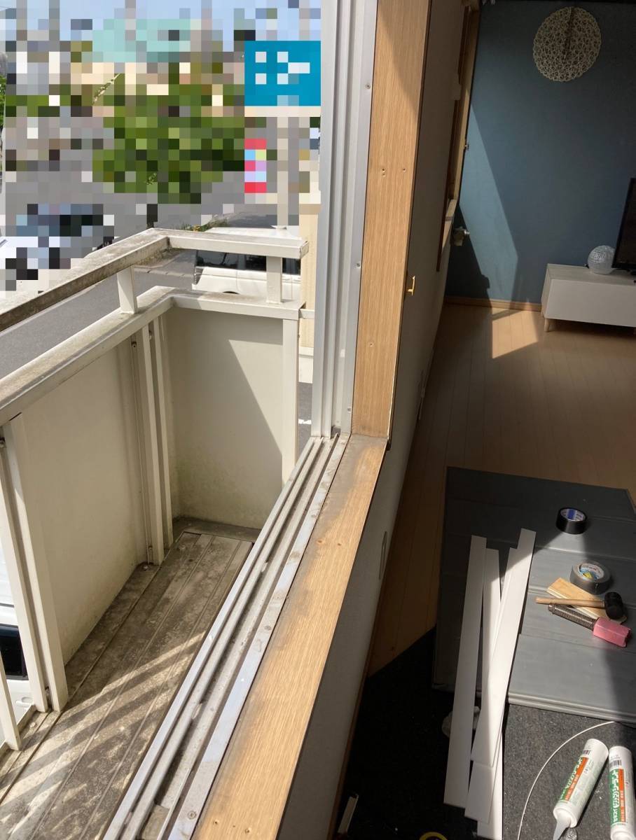サントーヨー住器の【八戸市】壁等を壊さず、お家に住まいながら窓リフォームの施工前の写真2
