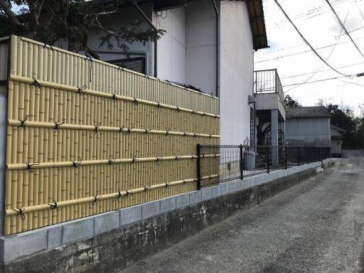 広海クラシオ 千葉支店の外構リフォーム　ブロック撤去してフェンス新設工事の施工後の写真1