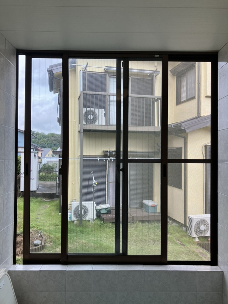 広海クラシオ 千葉支店の面格子は「目隠し,採光」も出来るんですの施工前の写真3