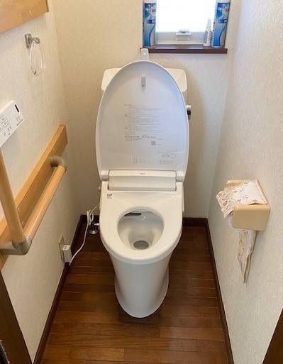 大角屋トーヨー住器の仙台市　トイレ交換　【LIXILアメージュ】の施工後の写真2