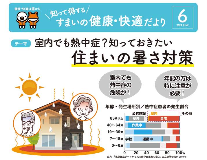 ～室内でも熱中症？知っておきたい住まいの暑さ対策～ ダイカクヤ 仙台のブログ 写真1