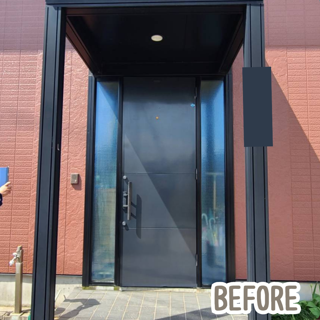 ヒロトーヨー住器の【むつ市】玄関ドア交換で暮らしが変わるの施工前の写真1