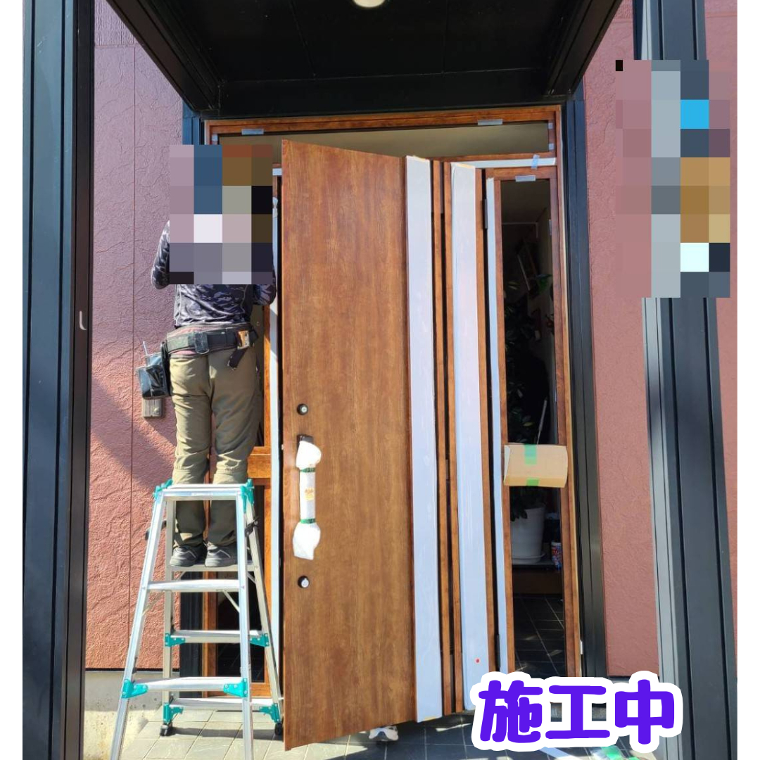 ヒロトーヨー住器の【むつ市】玄関ドア交換で暮らしが変わるの施工前の写真3