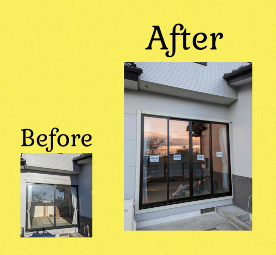 おさだガラスの先進的窓リノベ事業活用し窓断熱リフォーム施工事例写真1