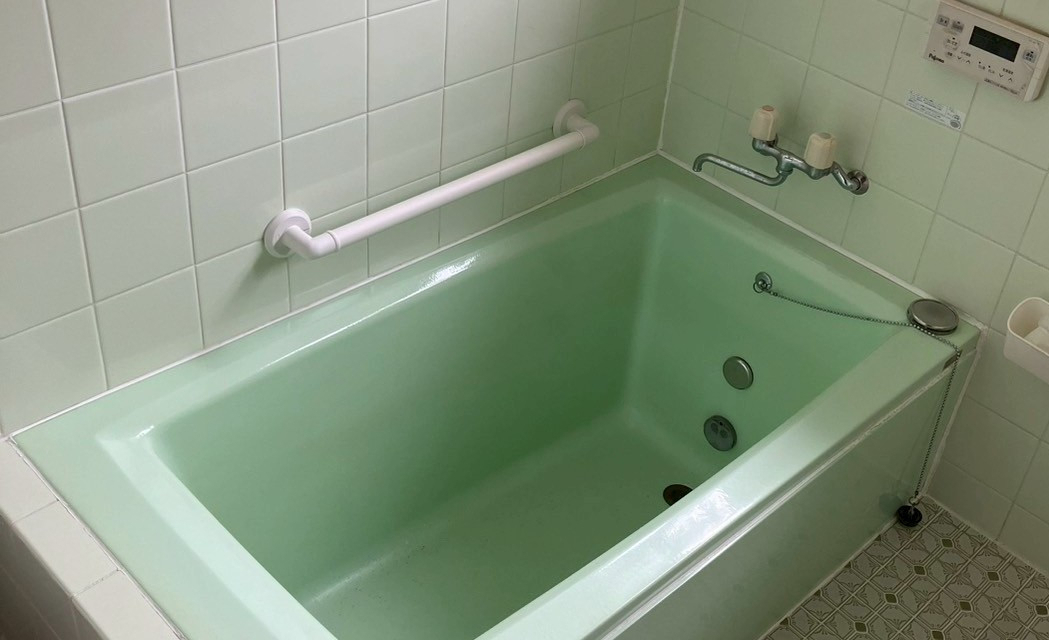 おさだガラスの浴室に安心の手すり!!の施工後の写真1