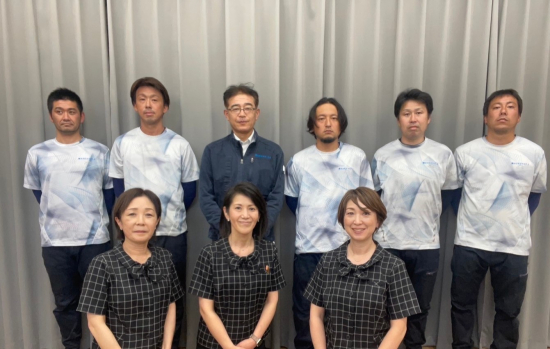社員一同の写真