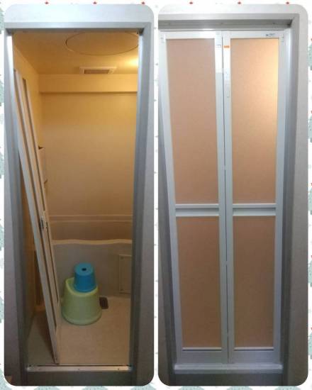大東トーヨー住器の浴室折戸取替工事施工事例写真1