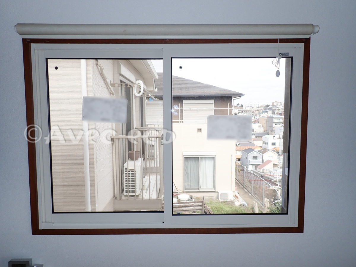 エイベックエコの先進的窓リノベ事業を利用した　インプラス取付け工事の施工後の写真1