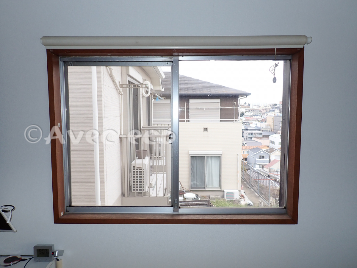 エイベックエコの先進的窓リノベ事業を利用した　インプラス取付け工事の施工前の写真1