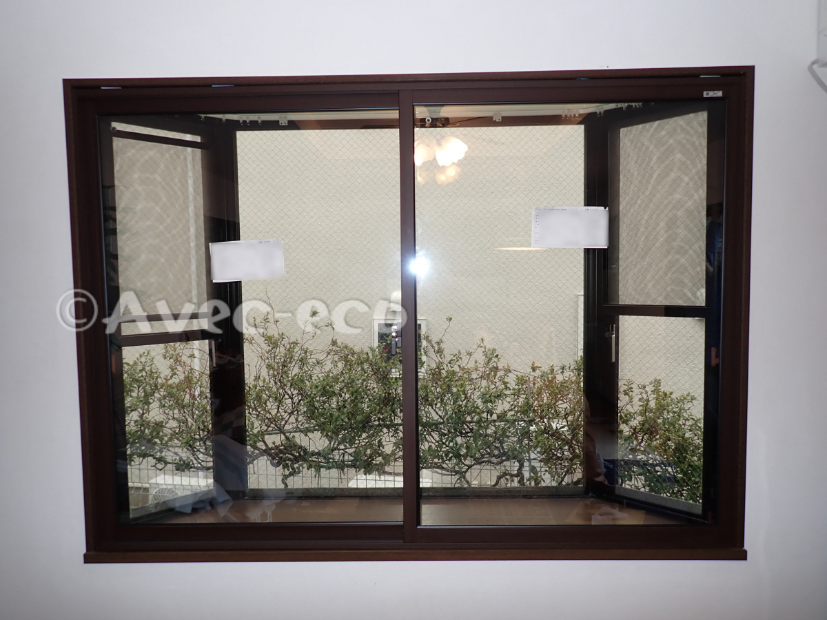 エイベックエコの先進的窓リノベ補助金を利用した内窓取付け工事　(LIXILインプラス)の施工後の写真1