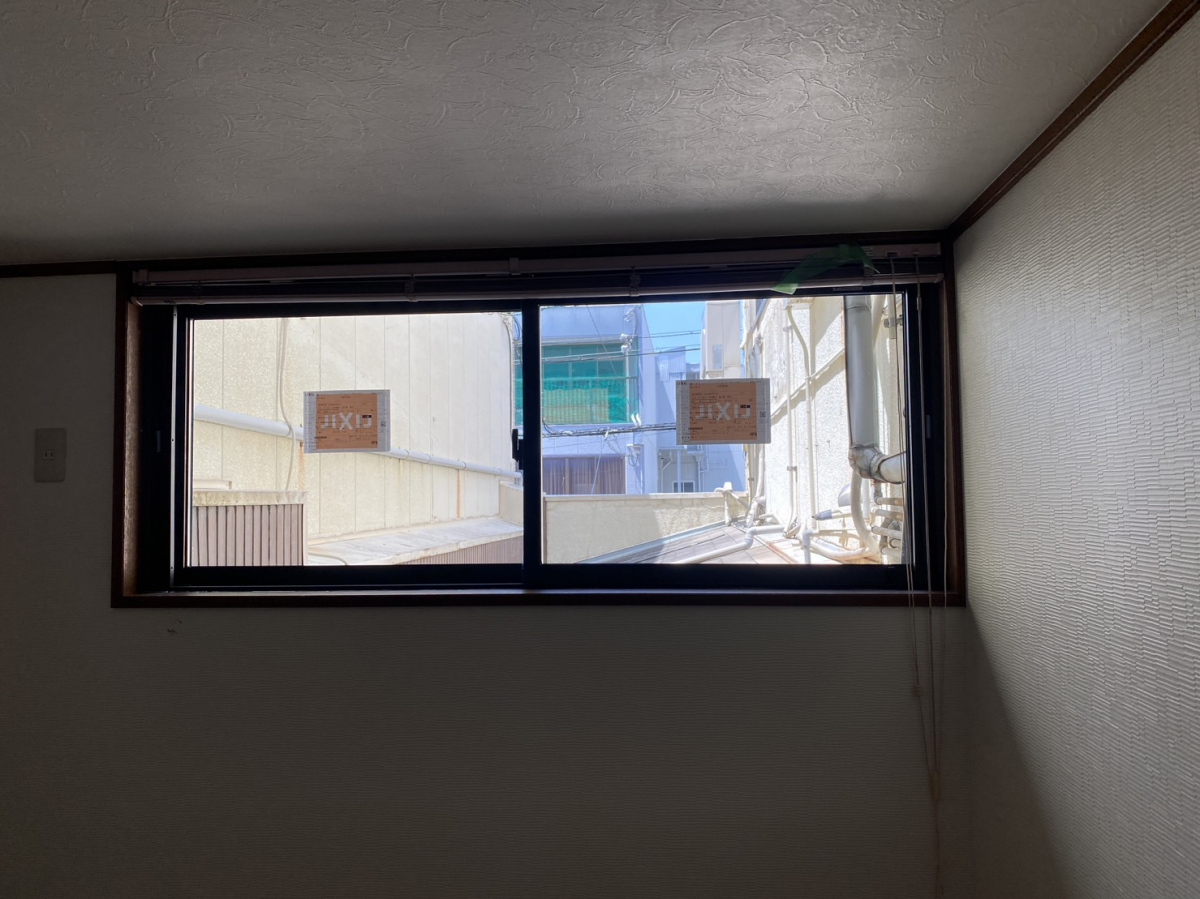 山下サッシトーヨー住器の断熱内窓インプラスの施工後の写真1