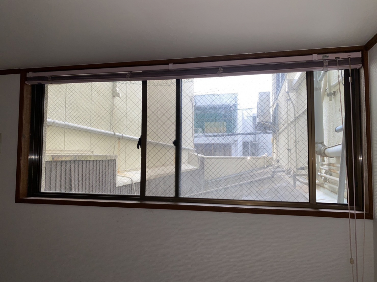 山下サッシトーヨー住器の断熱内窓インプラスの施工前の写真1