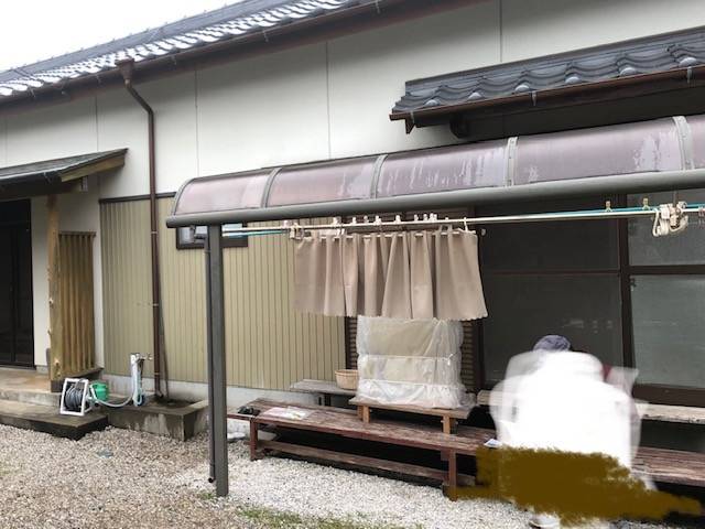 城南タイヘイの雨でも快適に！の施工前の写真1