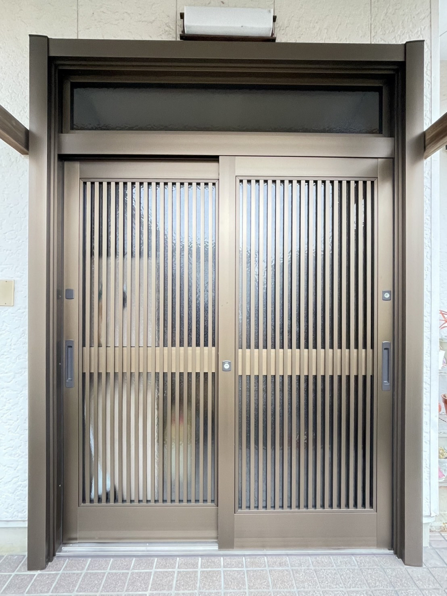 原金物サッシセンター 北名古屋の玄関が生まれ変わりました！！の施工後の写真1