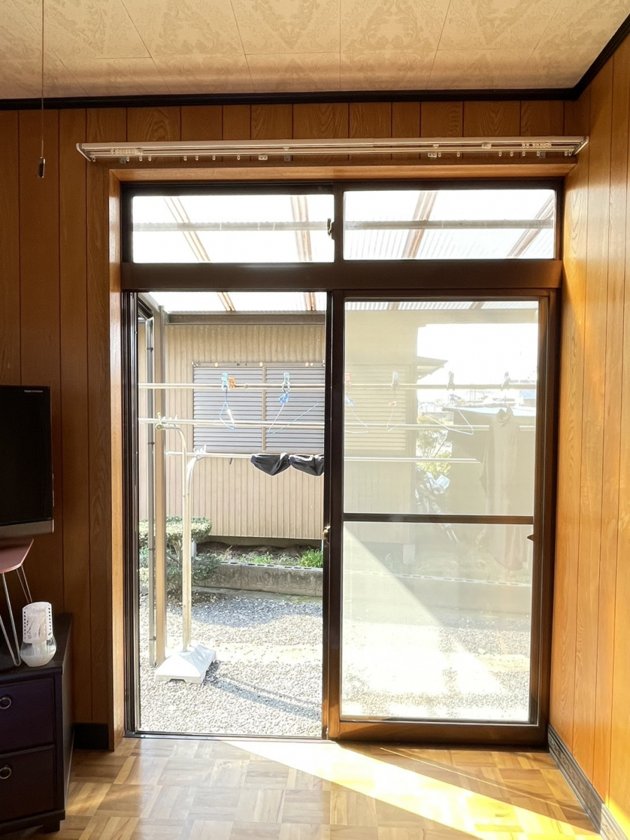 原金物サッシセンター 北名古屋の部屋が寒くて困ったな～　そうだ！　内窓をつけようの施工前の写真1