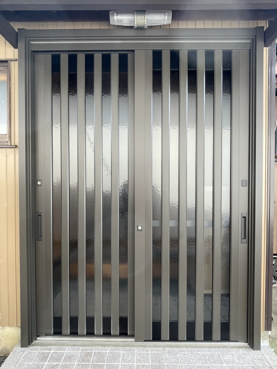 原金物サッシセンター 北名古屋のカギの調子が悪い玄関の施工後の写真1