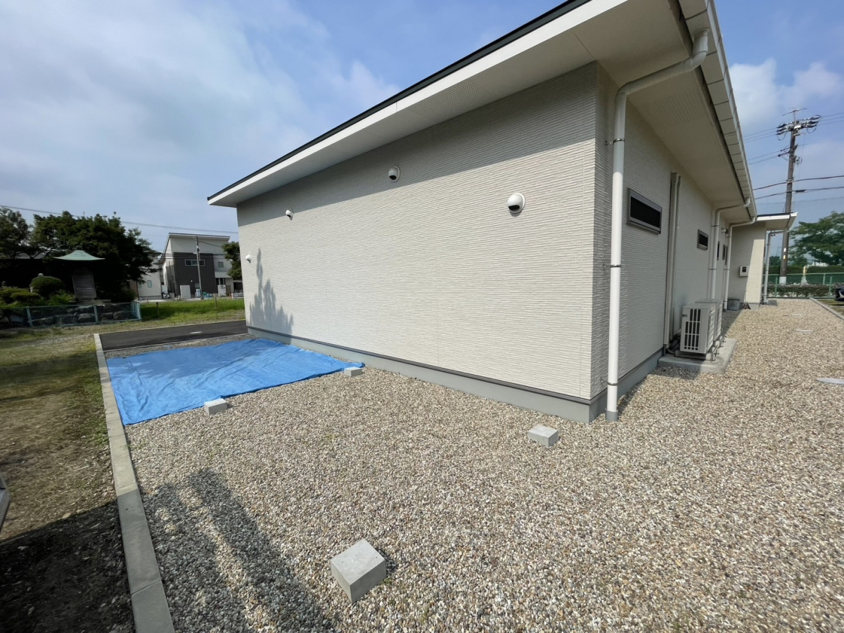 原金物サッシセンター 北名古屋の物置設置しましたの施工前の写真1