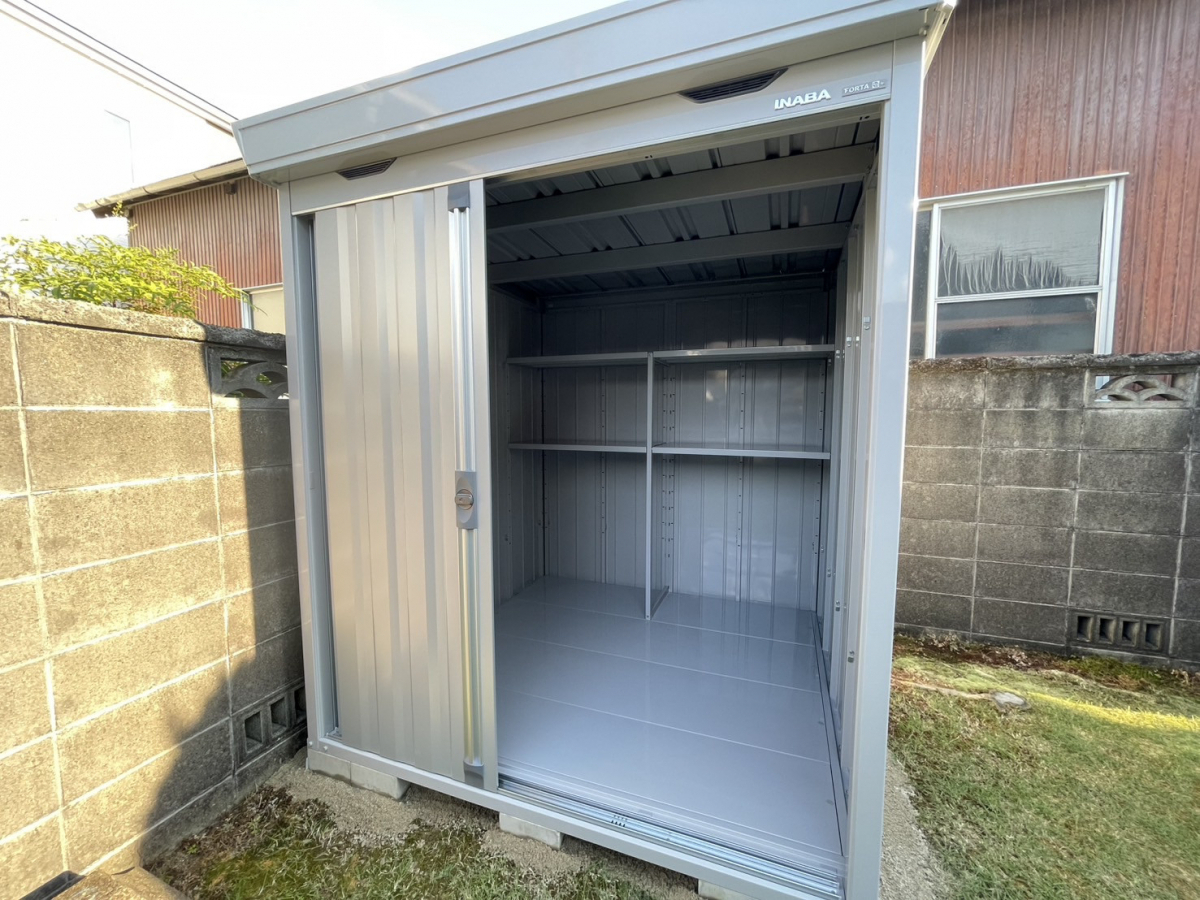 原金物サッシセンター 北名古屋の物置の屋根から雨漏れして大変！！！の施工後の写真2